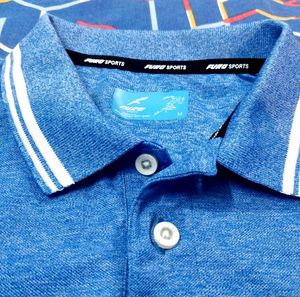 Blue Classic Polo Tshirt by Furo