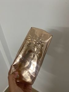 Metallic Pink Makeup Pouch