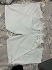 White Wide Leg Pants