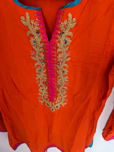 Biba Embroidered Kurta