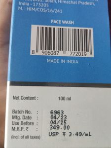 3% AHA-BHA- F Forming Daily Face Wash