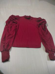 Full Puff Sleeve Top For Women