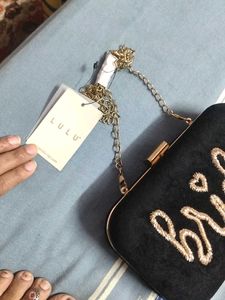 Bride Embroidered Clutch