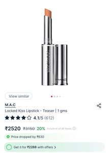 MAC Locked Kiss Lipstick