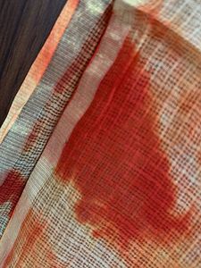 Orange Tie-Dye Dupatta