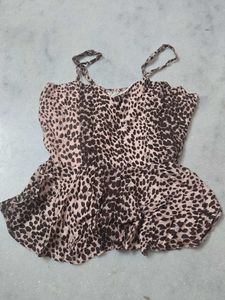 Leopard Print Cami Top
