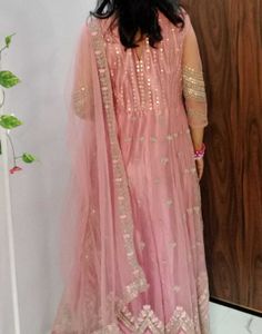 Royal looking Pink Ethnic Gown