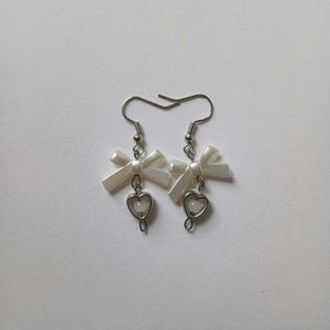 Heart Drop Earrings