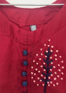 Elegant Maroon Kurta