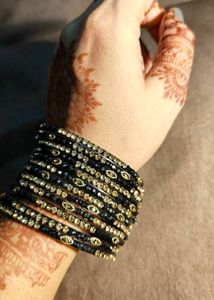 Black Kaanch Bangles
