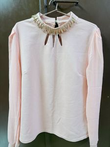 Peach Shirt Top