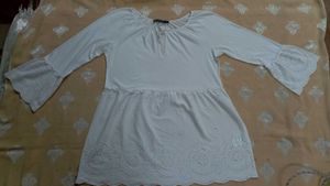 2 Combo Embroidered Bell Sleeve Tunics - Set of C