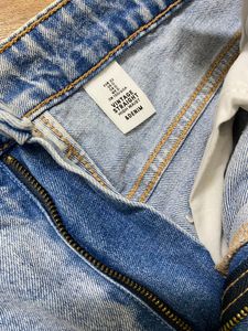 H&amp;M Straight Fit Y2K One Slit Cut Jeans