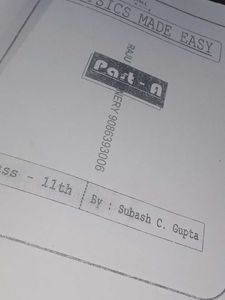 Physics Made Easy - Class 11th Textbook