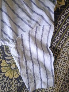 Striped Cropped Shirt