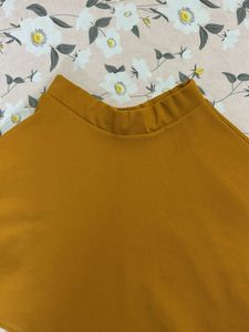Mustard Mini Skirt