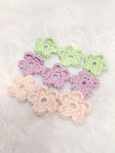 🌸Handmade Crochet Button Flower 💫✨💖