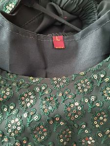 Emerald Green Embroidered Salwar Suit