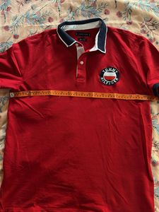 Tommy Hilfiger Red Polo Tshirt