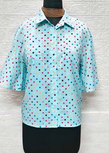 Tops &amp; Dresses For Rupees 99 Only/Polka Dot Shirt