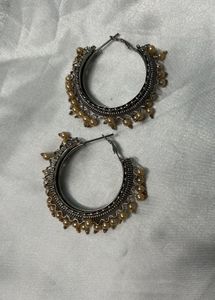 Brand new Hoop Earrings with Pearl Detail