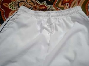 White Wide Leg Pants