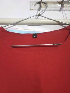 Red Crop Top Xs
