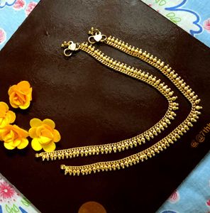 💛 South Indian Style New Anklet 💛✨