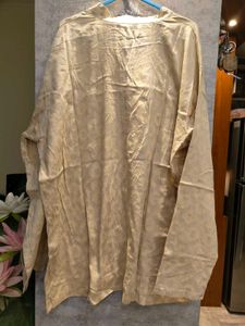 Mens Full Sleeve Mid Length Kurta