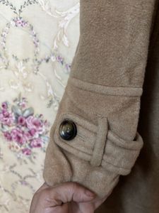 Tan Double-Breasted Trench Coat