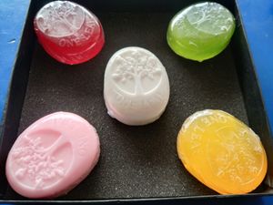 5 Organic Fruit Soaps@₹250