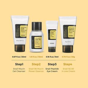 Cosrx All About Snail Kit | Gel Cleanser 20ml