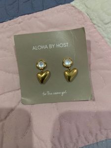Aloha by Host Heart Earrings
