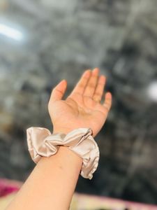 Silk Satin Scrunchies Five