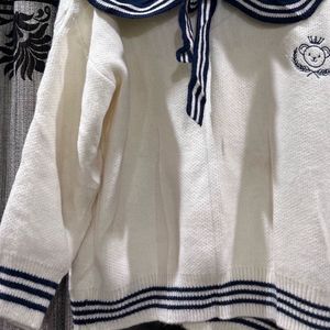 Sailor Collar Knit Sweater