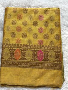 Premium unstitched Banarasi suit set with dupatta