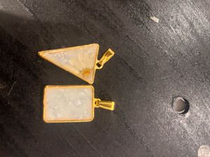 Handmade Set Of 2 Glow In The Dark Pendants