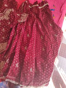 Maroon Lehenga Choli Set