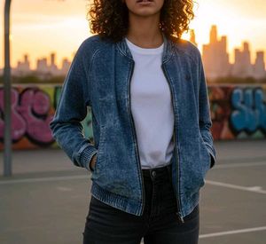 Adidas originals Denim Bomber Jacket