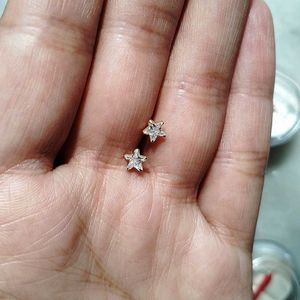 22k Pure Gold Earrings Pair