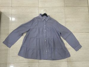 💜 SOLD! Lilac Linen Flow Tunic 🌸
