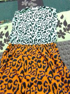 Animal Print Mini Dress