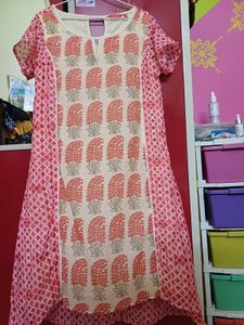 Floral Print Kurta