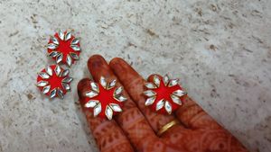 Handmade Kundan Earing