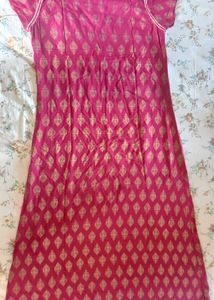 Red &amp; Gold Kurta