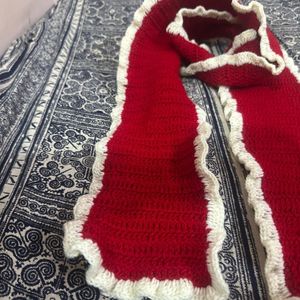Red Ruffle Scarf❤️