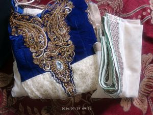 Frock For Wedding With Dupatta