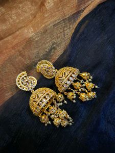 American diamond Jhumki Earring