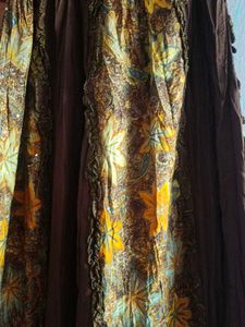 Boho Floral Patchwork Maxi Skirt