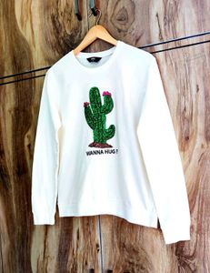 Embroidery Work SweatShirt Size-38